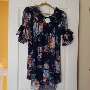 NWT, Dress, Off Shoulder, L
